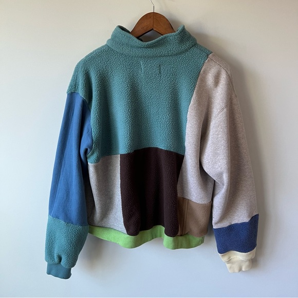 Rework Patchwork Quarter Zip - Picture 2 of 6